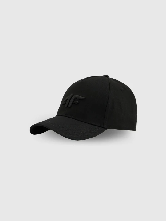 Zdjęcie produktu 4F Czapka z daszkiem strapback męska - czarna S / M (58cm)