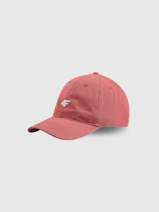 Zdjęcie produktu 4F Czapka z daszkiem strapback uniseks - różowa XS / S (56cm)
