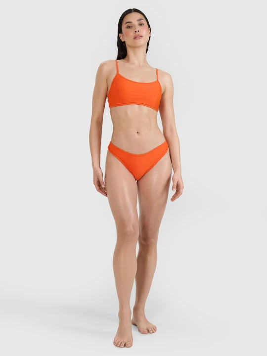 Zdjęcie produktu 4F Dół od bikini damski - pomarańczowy XS