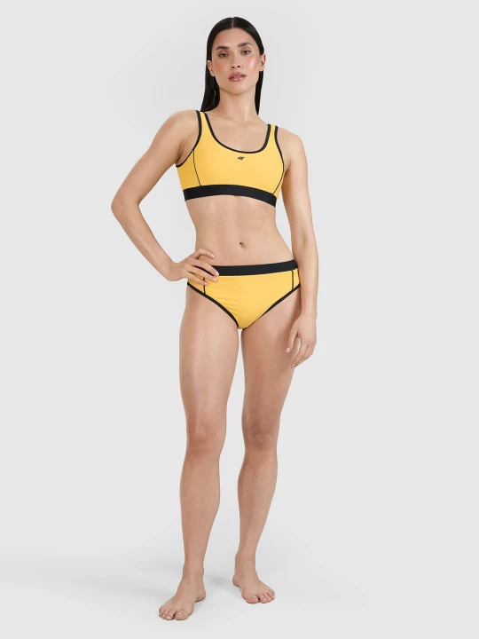Zdjęcie produktu 4F Dół od bikini damski - żółty S