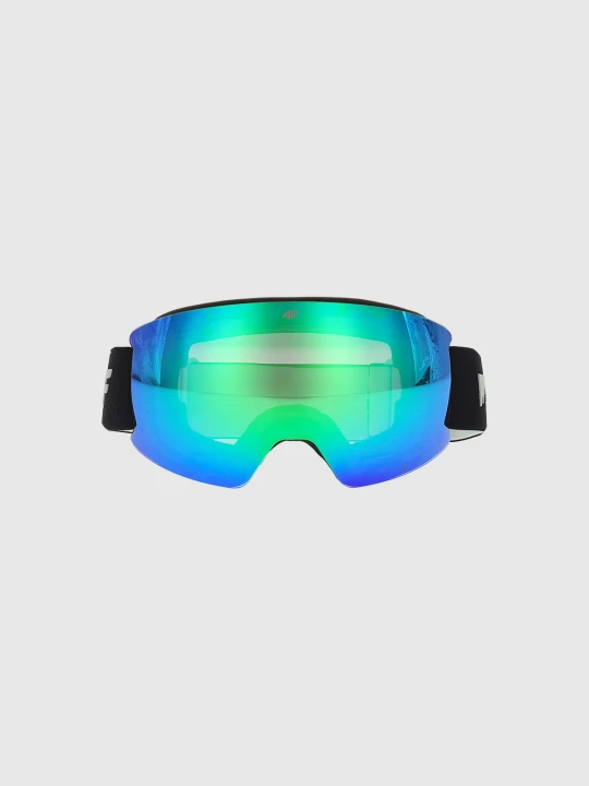 Zdjęcie produktu 4F Gogle snowboardowe z multibarwną powłoką uniseks - czarne MT