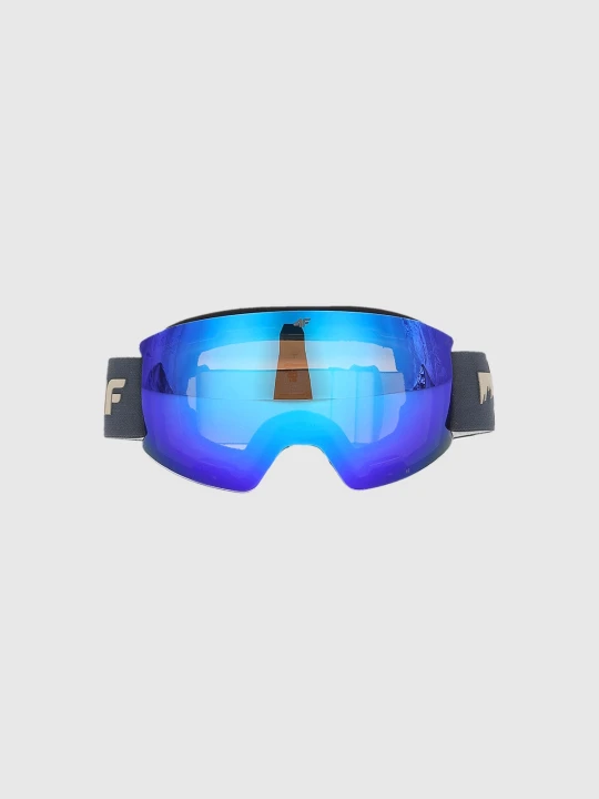 Zdjęcie produktu 4F Gogle snowboardowe z multibarwną powłoką uniseks - granatowe MT