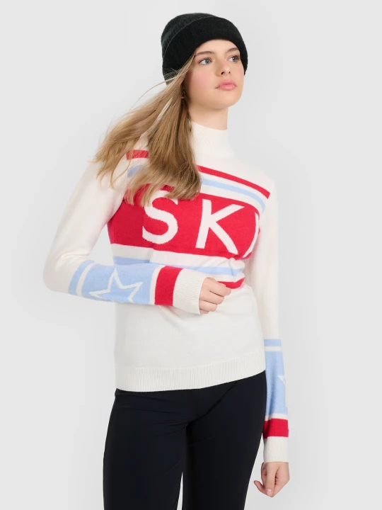 Zdjęcie produktu 4F Golf z wełną damski - biały XL