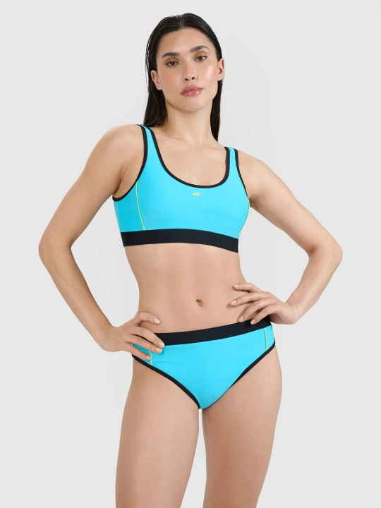 Zdjęcie produktu 4F Góra od bikini damska - niebieska M