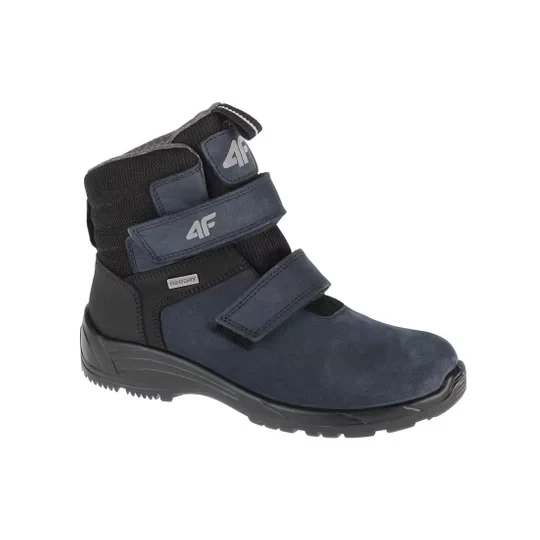 Zdjęcie produktu 4F Junior Trek HJZ21-JOBMW252-31S, Dla chłopca, Granatowe, buty trekkingowe, nubuk, rozmiar: 31