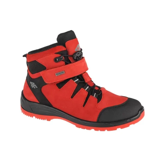 Zdjęcie produktu 4F Junior Trek HJZ21-JOBMW253-62S, Dla chłopca, Czerwone, buty trekkingowe, nubuk, rozmiar: 31