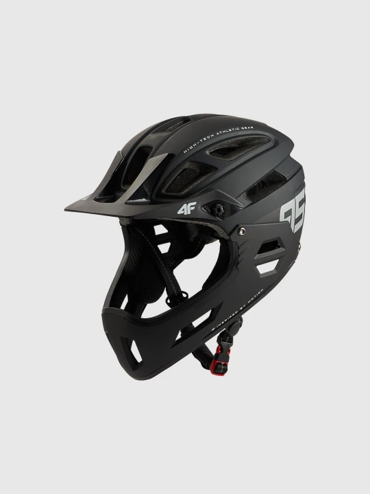 Zdjęcie produktu 4F Kask full face rowerowy dziecięcy - czarny L (58-62cm)