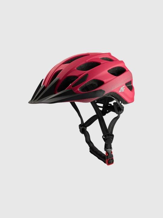 Zdjęcie produktu 4F Kask rowerowy uniseks - różowy S (51-54cm)