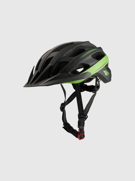 Zdjęcie produktu 4F Kask rowerowy uniseks - zielony S (51-54cm) Czarny
