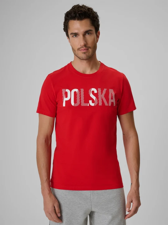 Zdjęcie produktu 4F Koszulka kibica męska - czerwona XS
