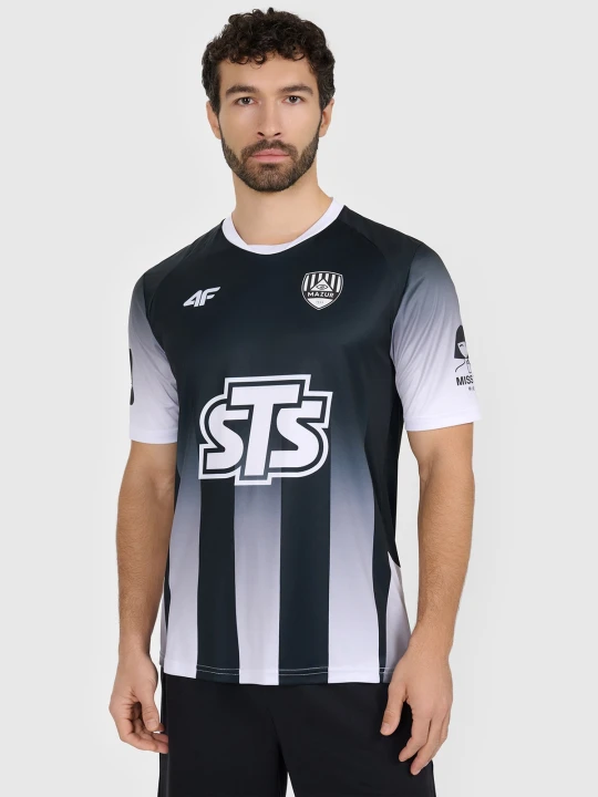 Zdjęcie produktu 4F Koszulka klubowa domowa z sezonu 2025 / 26 z możliwością personalizacji męska 4F x Mazur Radzymin - czarna 3XL