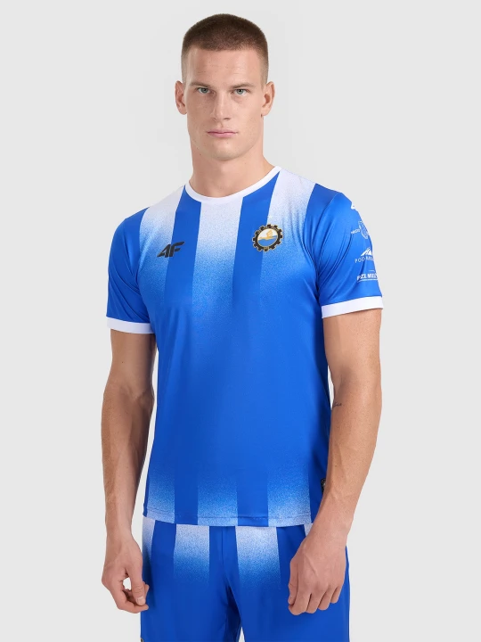 Zdjęcie produktu 4F Koszulka klubowa wyjazdowa z sezonu 2025 / 26 męska 4F x Stal Mielec - niebieska S