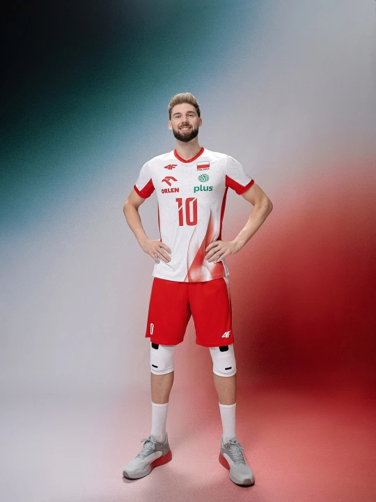 Zdjęcie produktu 4F Koszulka meczowa replika domowa z możliwością personalizacji męska 4F x Polska Siatkówka - biała XL