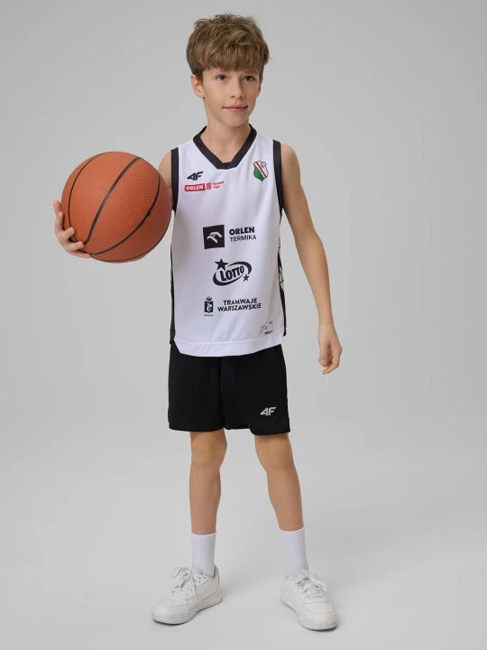 Zdjęcie produktu 4F Koszulka meczowa replika domowa z sezonu 2025 / 26 dziecięca 4F x Legia Warszawa - biała 110 / 116
