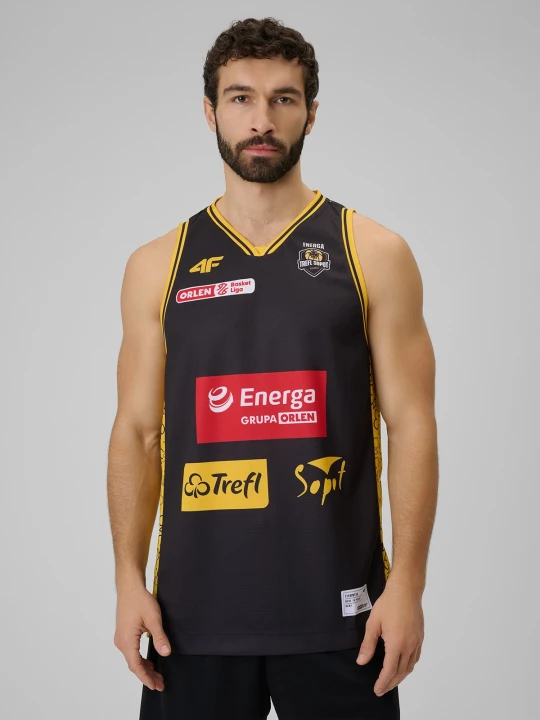 Zdjęcie produktu 4F Koszulka meczowa replika wyjazdowa z sezonu 2025 / 26 męska 4F x Trefl Sopot - czarna L