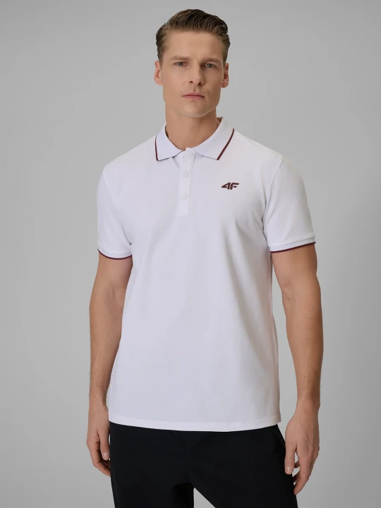 Zdjęcie produktu 4F Koszulka polo regular męska - biała M