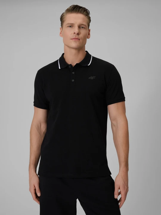 Zdjęcie produktu 4F Koszulka polo regular męska - czarna M