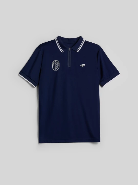 Zdjęcie produktu 4F Koszulka polo tenisowa męska - granatowa XL