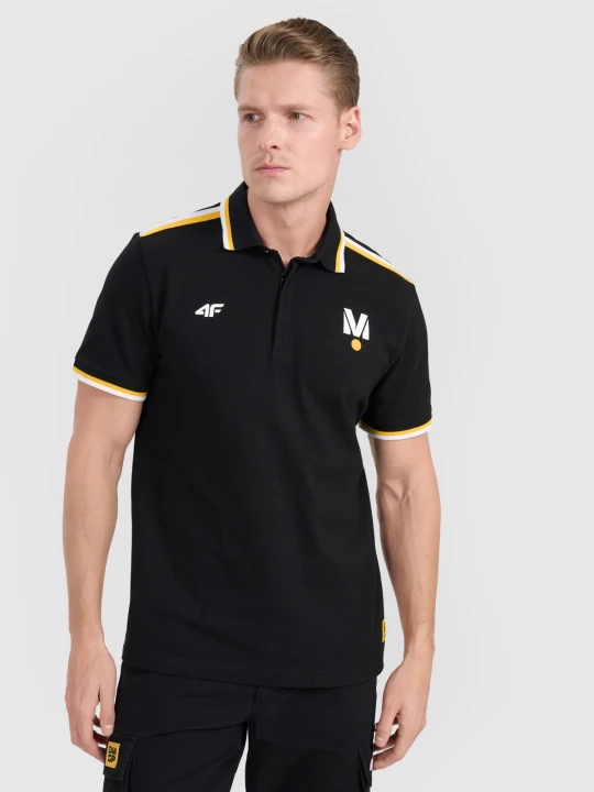Zdjęcie produktu 4F Koszulka polo uniseks 4F x Drift Masters - czarna L