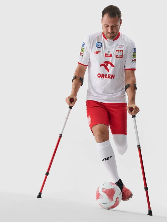 Zdjęcie produktu 4F Koszulka replika domowa AMP Futbol męska - biała XS