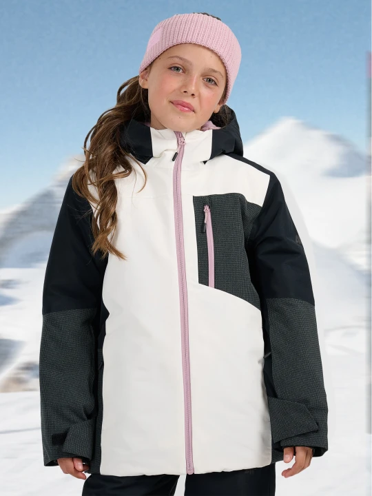 Zdjęcie produktu 4F Kurtka snowboardowa membrana 10000 dziewczęca - biała 134 (8-9 lat)