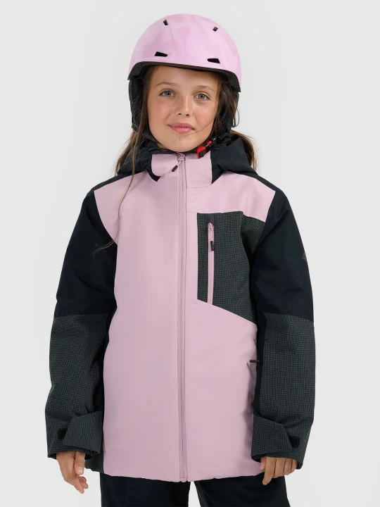 Zdjęcie produktu 4F Kurtka snowboardowa membrana 10000 dziewczęca - różowa 122 (6-7 lat)