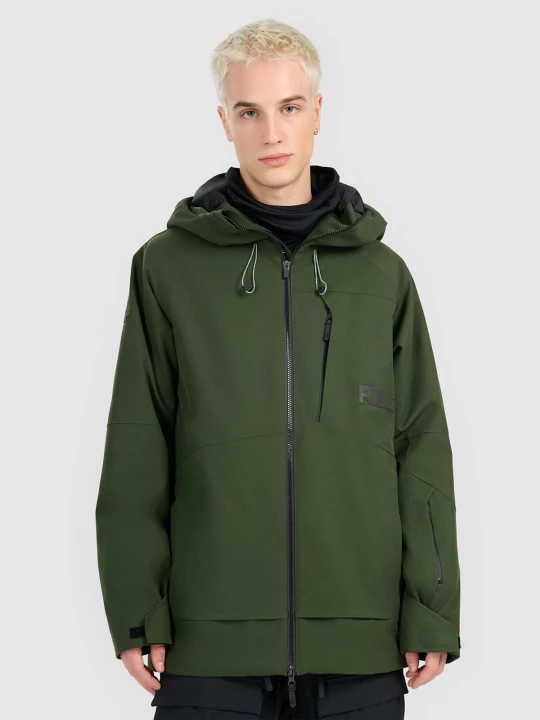 Zdjęcie produktu 4F Kurtka snowboardowa membrana 15000 męska - khaki XL zielony