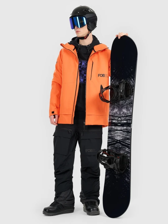 Zdjęcie produktu 4F Kurtka snowboardowa membrana 15000 męska - pomarańczowa XL