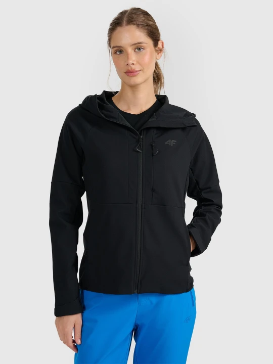 Zdjęcie produktu 4F Kurtka softshell wiatroodporna membrana 10000 damska - czarna XL