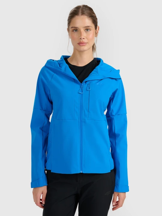 Zdjęcie produktu 4F Kurtka softshell wiatroodporna membrana 10000 damska - niebieska S