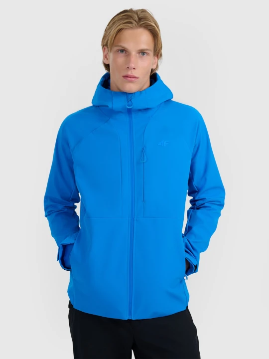 Zdjęcie produktu 4F Kurtka softshell wiatroodporna membrana 10000 męska - niebieska 3XL