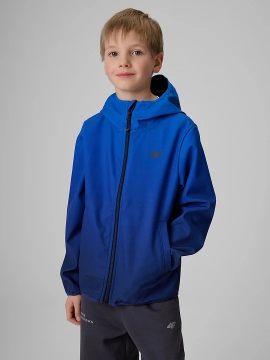 Zdjęcie produktu 4F Kurtka softshell wiatroodporna membrana 5000 chłopięca - multikolor 122 (6-7 lat)