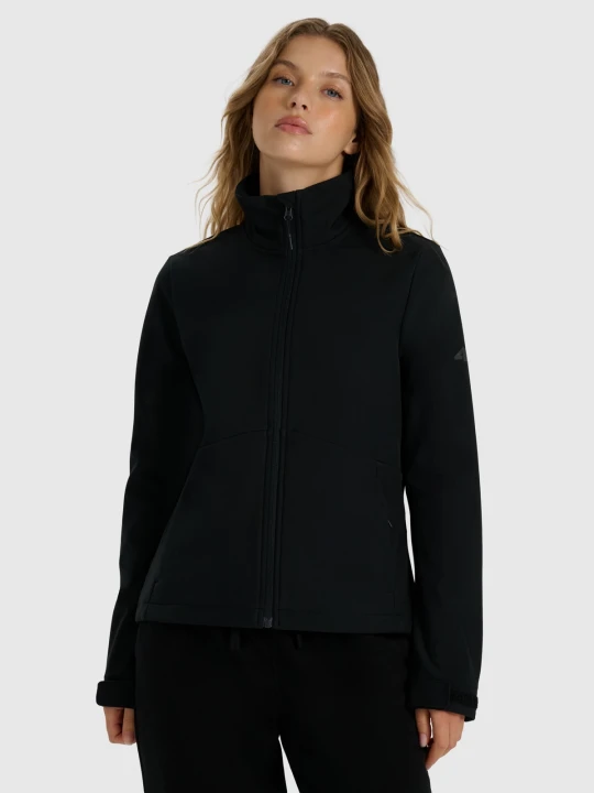 Zdjęcie produktu 4F Kurtka softshell wiatroodporna membrana 5000 damska - czarna S