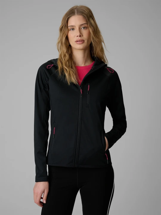 Zdjęcie produktu 4F Kurtka softshell wiatroodporna membrana 5000 damska - czarna L