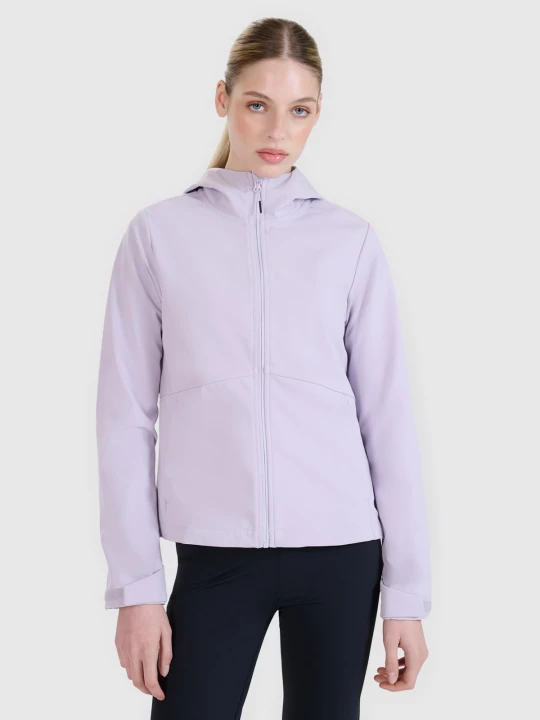 Zdjęcie produktu 4F Kurtka softshell wiatroodporna membrana 5000 damska - fioletowa XS