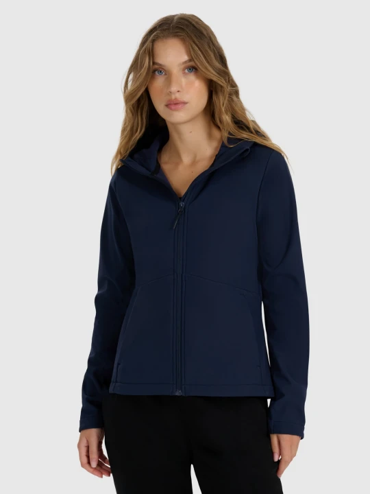 Zdjęcie produktu 4F Kurtka softshell wiatroodporna membrana 5000 damska - granatowa XXL