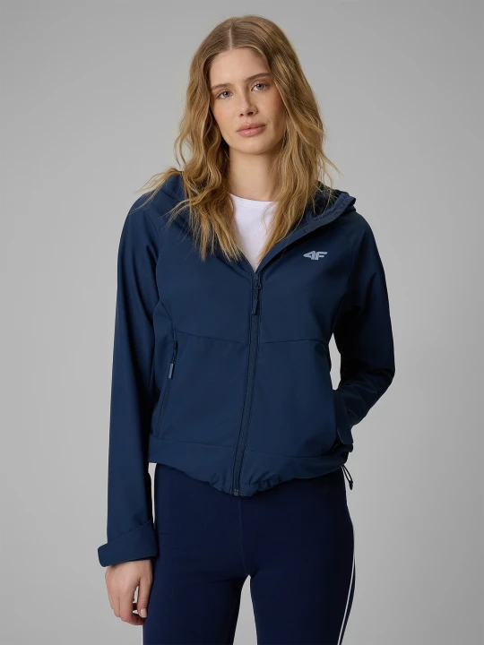 Zdjęcie produktu 4F Kurtka softshell wiatroodporna membrana 5000 damska - granatowa XXL