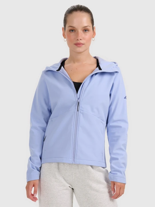 Zdjęcie produktu 4F Kurtka softshell wiatroodporna membrana 5000 damska - niebieska XXL