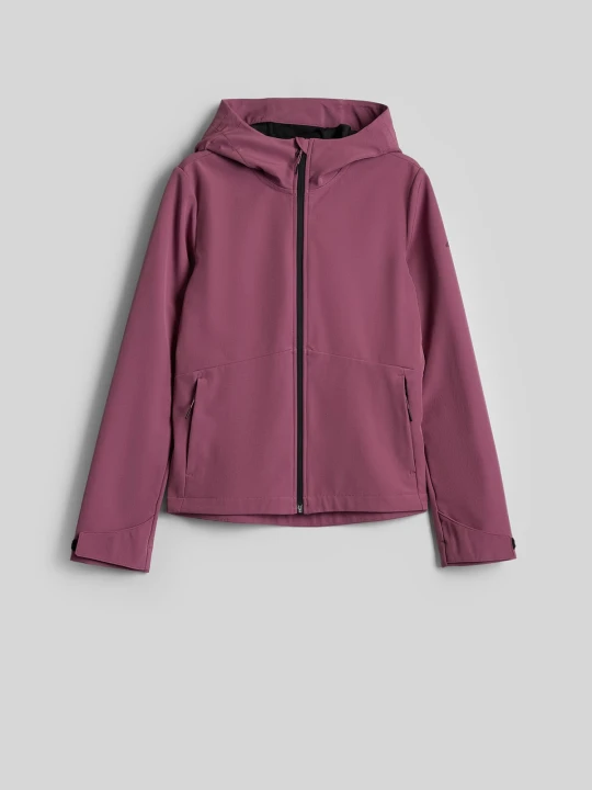 Zdjęcie produktu 4F Kurtka softshell wiatroodporna membrana 5000 damska - różowa M