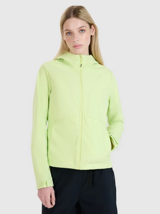 Zdjęcie produktu 4F Kurtka softshell wiatroodporna membrana 5000 damska - zielona XS