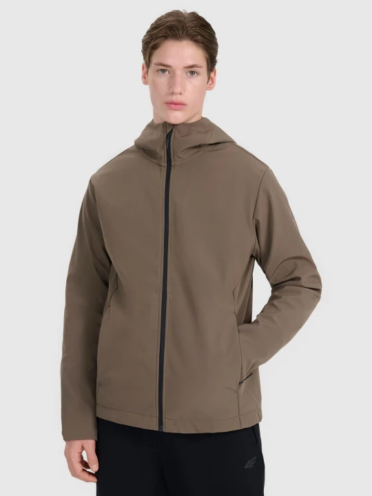 Zdjęcie produktu 4F Kurtka softshell wiatroodporna membrana 5000 męska - brązowa M