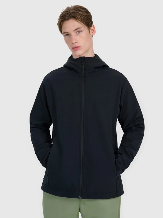 Zdjęcie produktu 4F Kurtka softshell wiatroodporna membrana 5000 męska - czarna 3XL