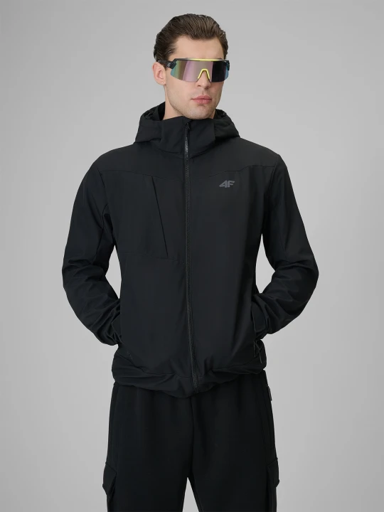 Zdjęcie produktu 4F Kurtka softshell wiatroodporna membrana 5000 męska - czarna 3XL