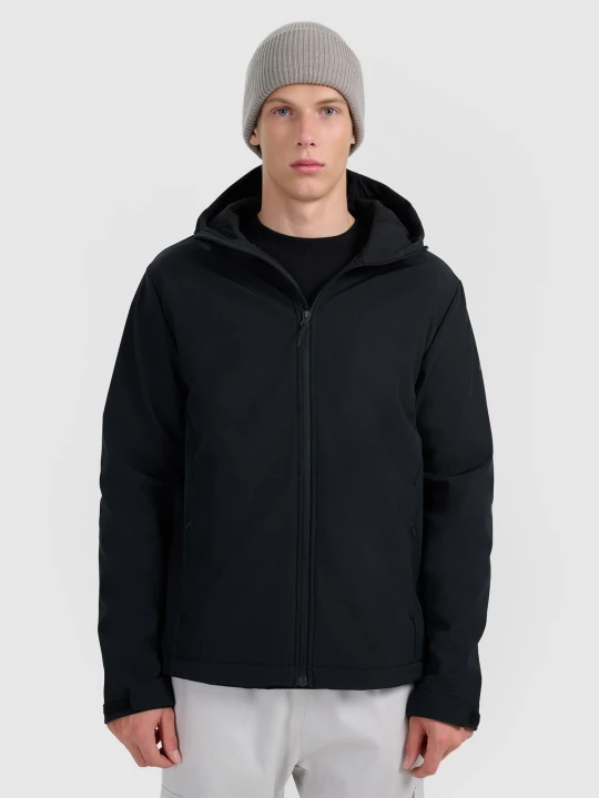 Zdjęcie produktu 4F Kurtka softshell wiatroodporna membrana 5000 męska - czarna 3XL