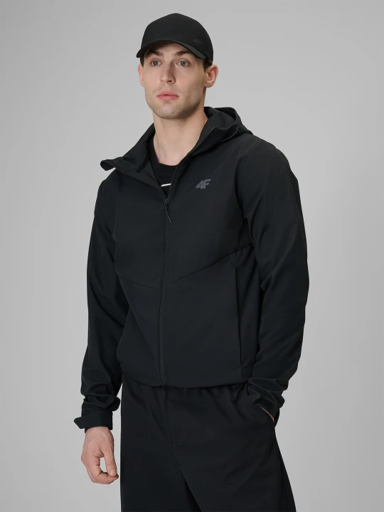 Zdjęcie produktu 4F Kurtka softshell wiatroodporna membrana 5000 męska - czarna 3XL