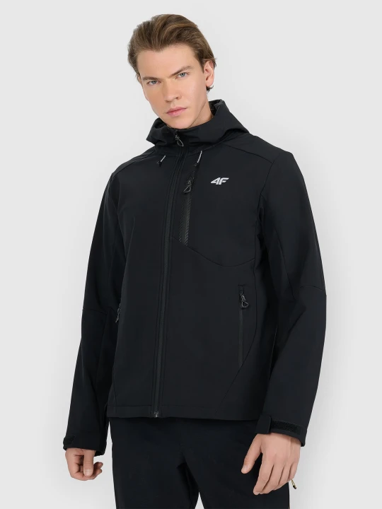 Zdjęcie produktu 4F Kurtka softshell wiatroodporna membrana 8000 męska - czarna XL