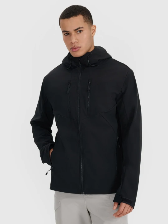 Zdjęcie produktu 4F Kurtka softshell wiatroodporna membrana 8000 męska - czarna L