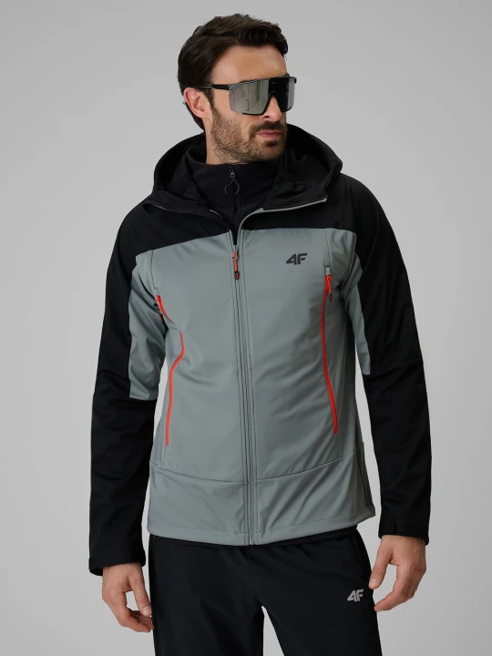 Zdjęcie produktu 4F Kurtka softshell wiatroodporna membrana 8000 męska - czarna XXL