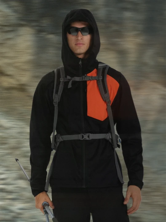 Zdjęcie produktu 4F Kurtka softshell wiatroodporna membrana 8000 męska - czarna XXL