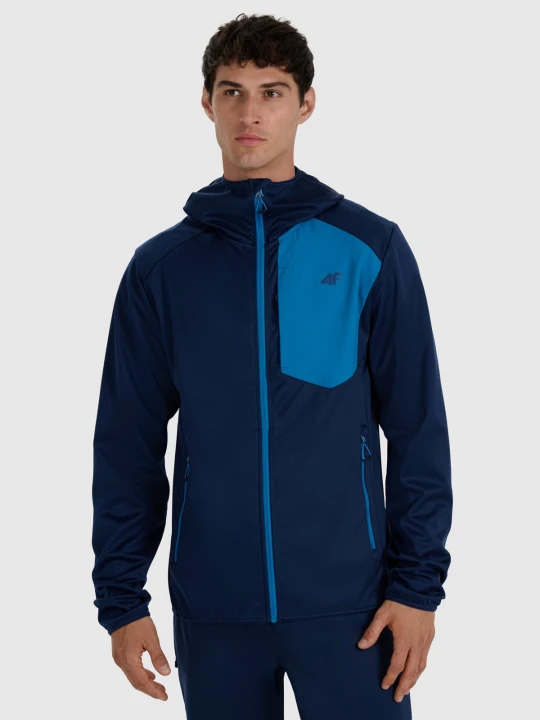 Zdjęcie produktu 4F Kurtka softshell wiatroodporna membrana 8000 męska - granatowa L